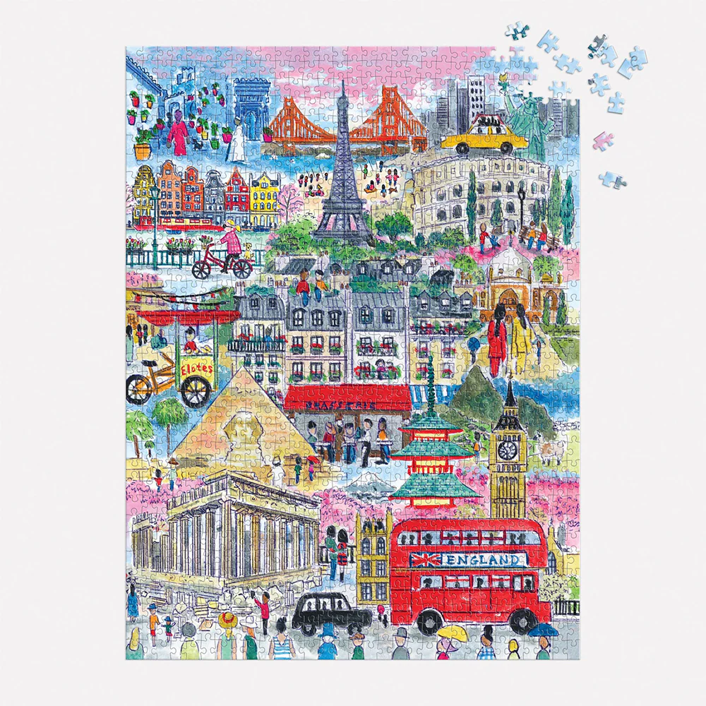 Cities Around the World by Michael Storrings 1000 Piece Jigsaw Puzzle - Image 5