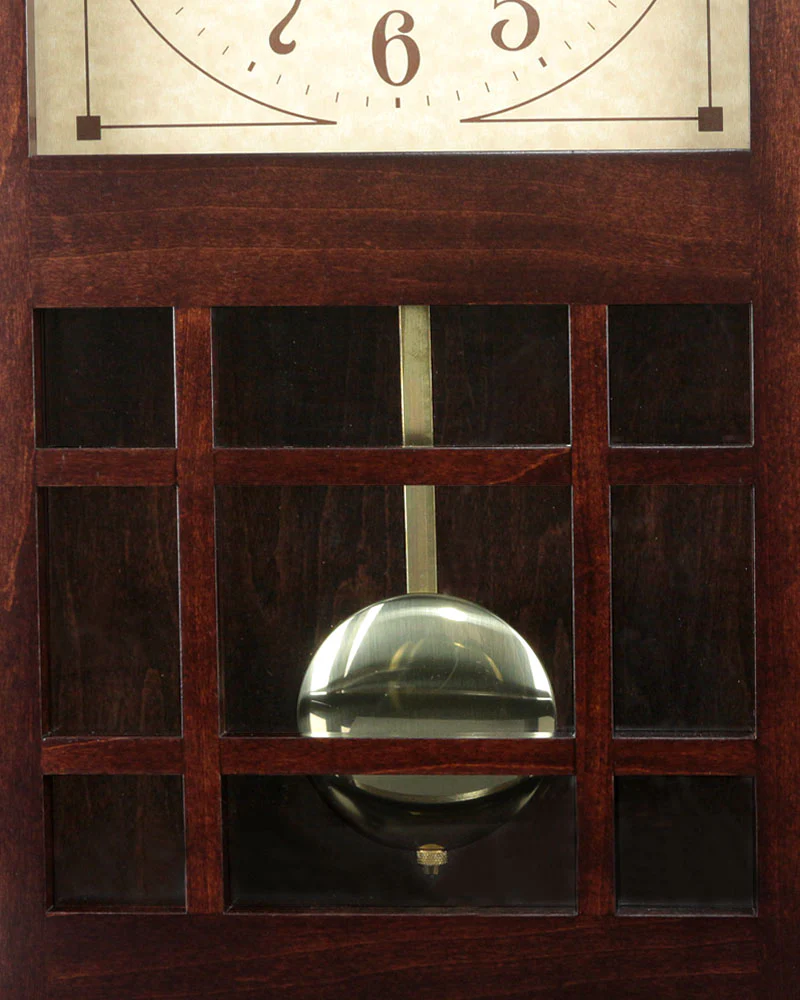 Amish Craftsman McCoy Mantel Clock - Brown Maple - Image 6