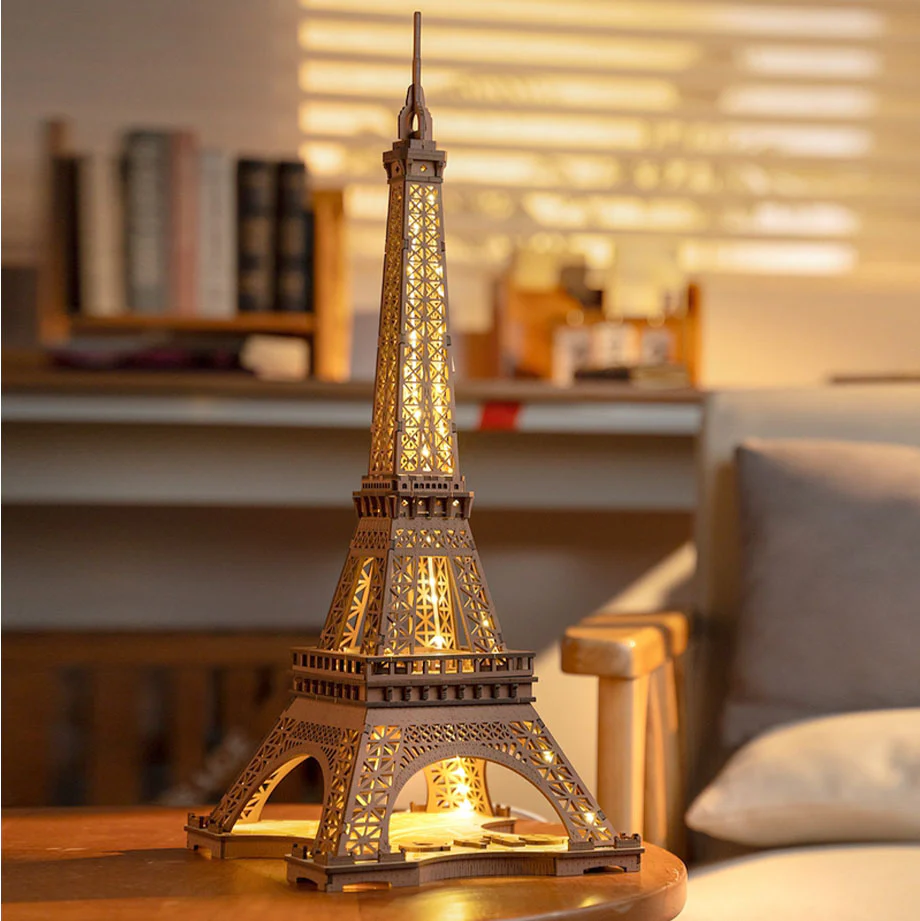 DIY Night of the Eiffel Tower 3D Puzzle - Image 5