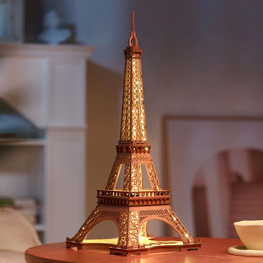 DIY Night of the Eiffel Tower 3D Puzzle - Image 8