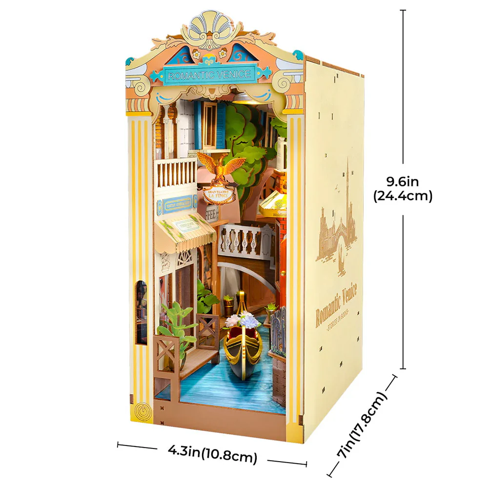 DIY Book Nook Kit - Romantic Venice - Image 2