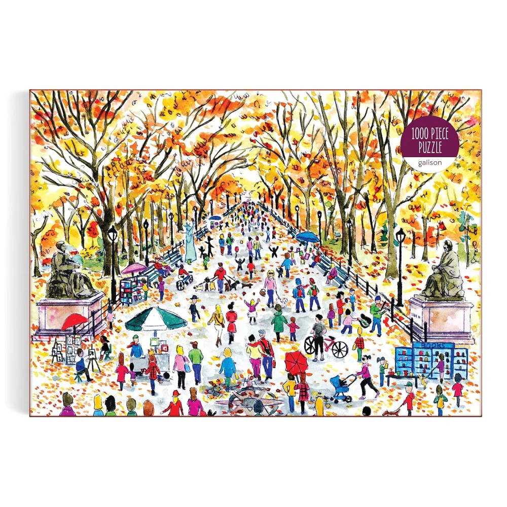 Fall in Central Park Michael Storrings 1000 Piece Jigsaw Puzzle - Image 2