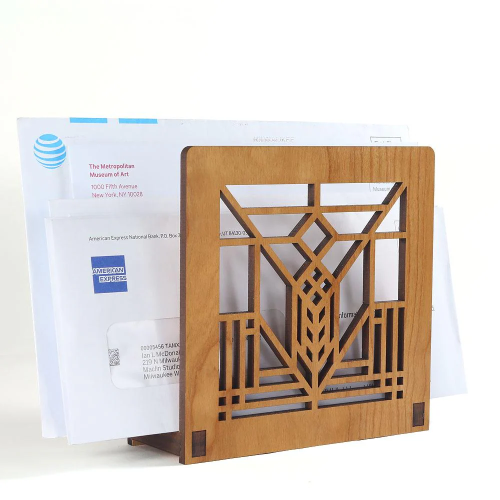 Frank Lloyd Wright Lake Geneva Napkin Holder or Letter Holder - Image 3