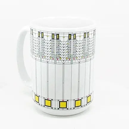 Frank Lloyd Wright Coffee Mug - Tree of Life - Image 2