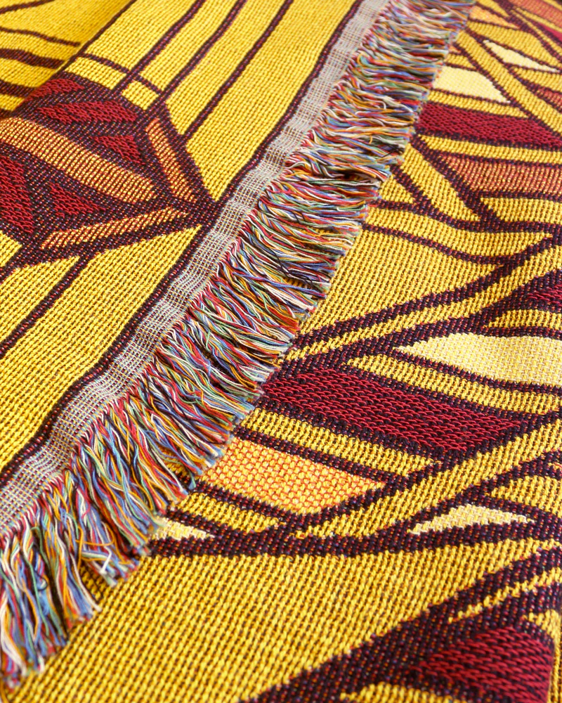 Frank Lloyd Wright Dana Sumac Tapestry Throw - Image 4