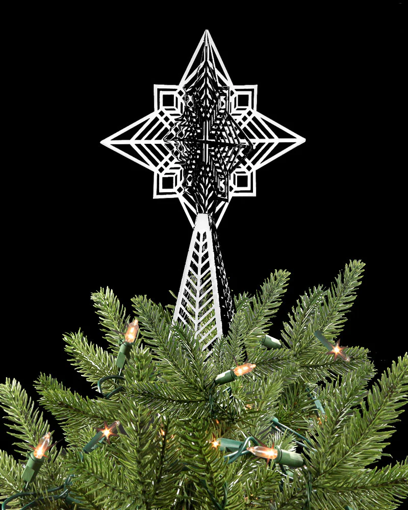 Frank Lloyd Wright Dana Skylight Tree Topper - Image 4