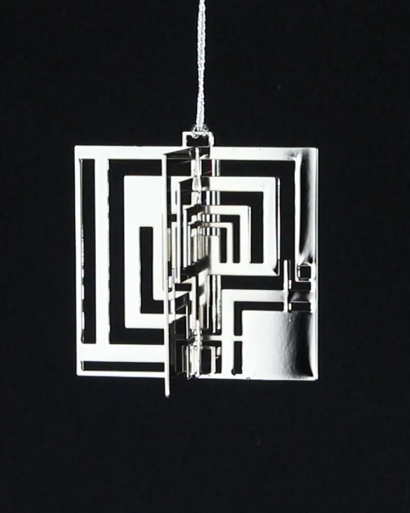 Frank Lloyd Wright Ennis Block Mini 3D Gift Ornament - Image 4