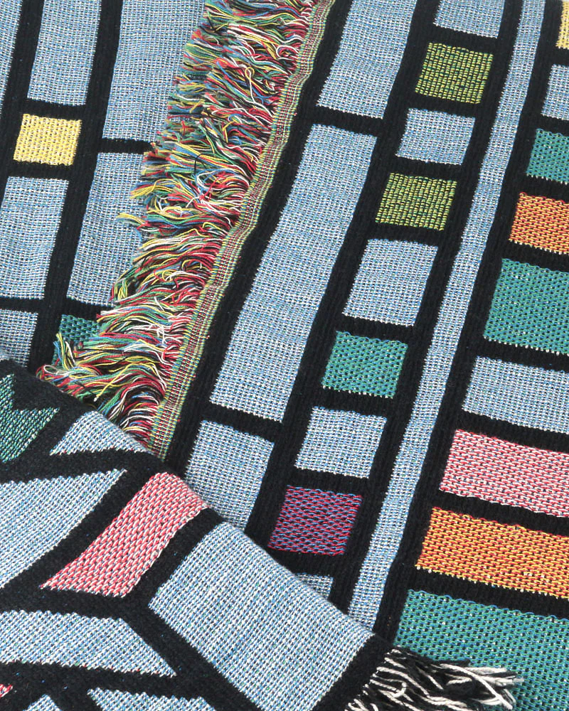 Frank Lloyd Wright Darwin Martin Pier Cluster Window Throw - Image 4