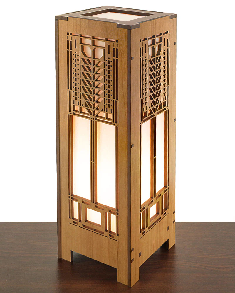 Frank Lloyd Wright Martin House Tree of Life Lightbox Accent Lamp - Image 3