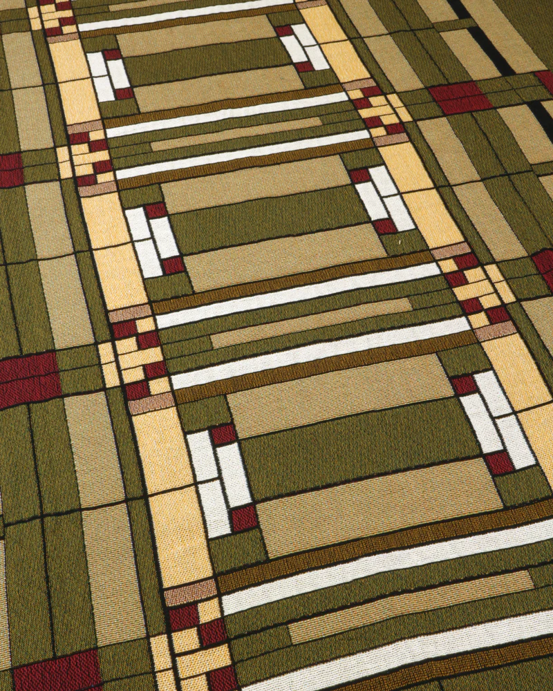 Frank Lloyd Wright Oak Park Tapestry Throw - Image 3