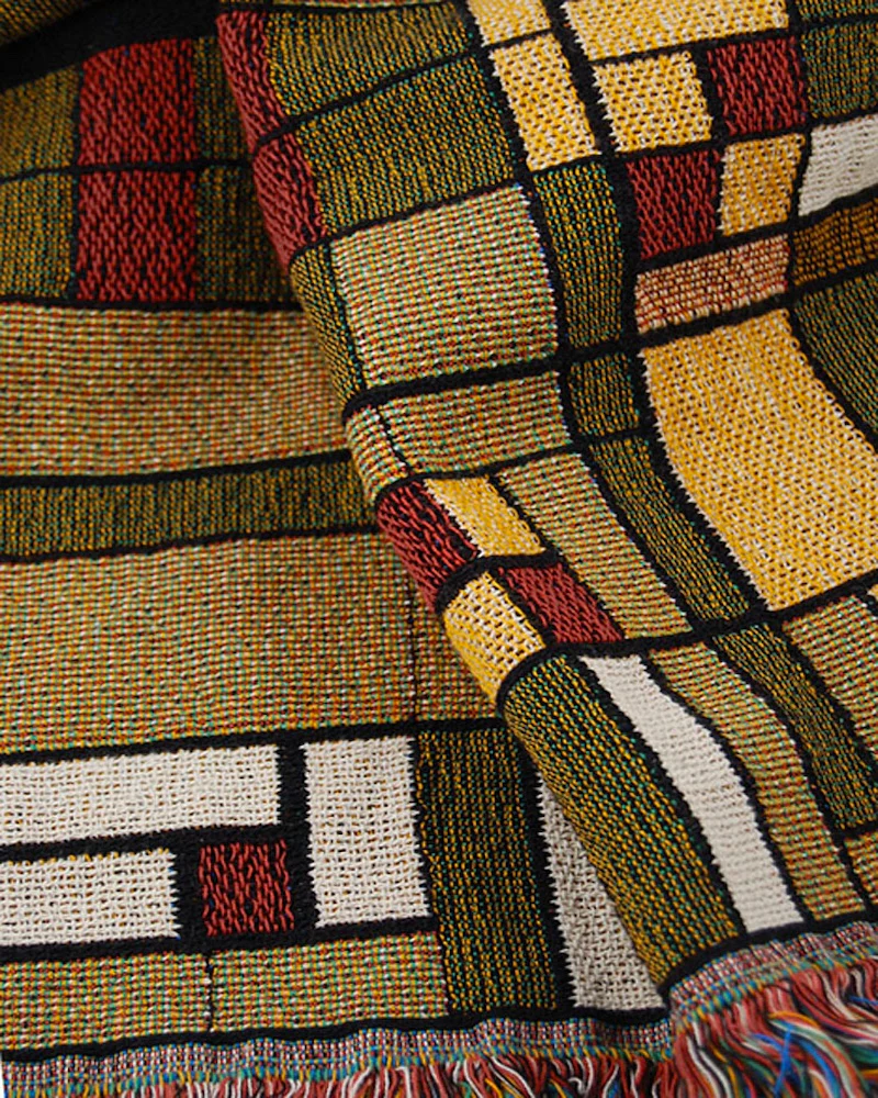 Frank Lloyd Wright Oak Park Tapestry Throw - Image 4