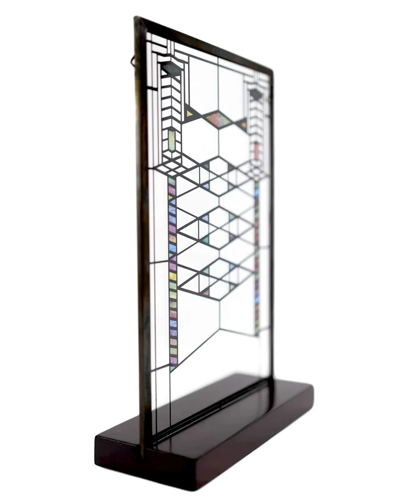 Frank Lloyd Wright Robie Stained Glass Suncatcher - Image 4