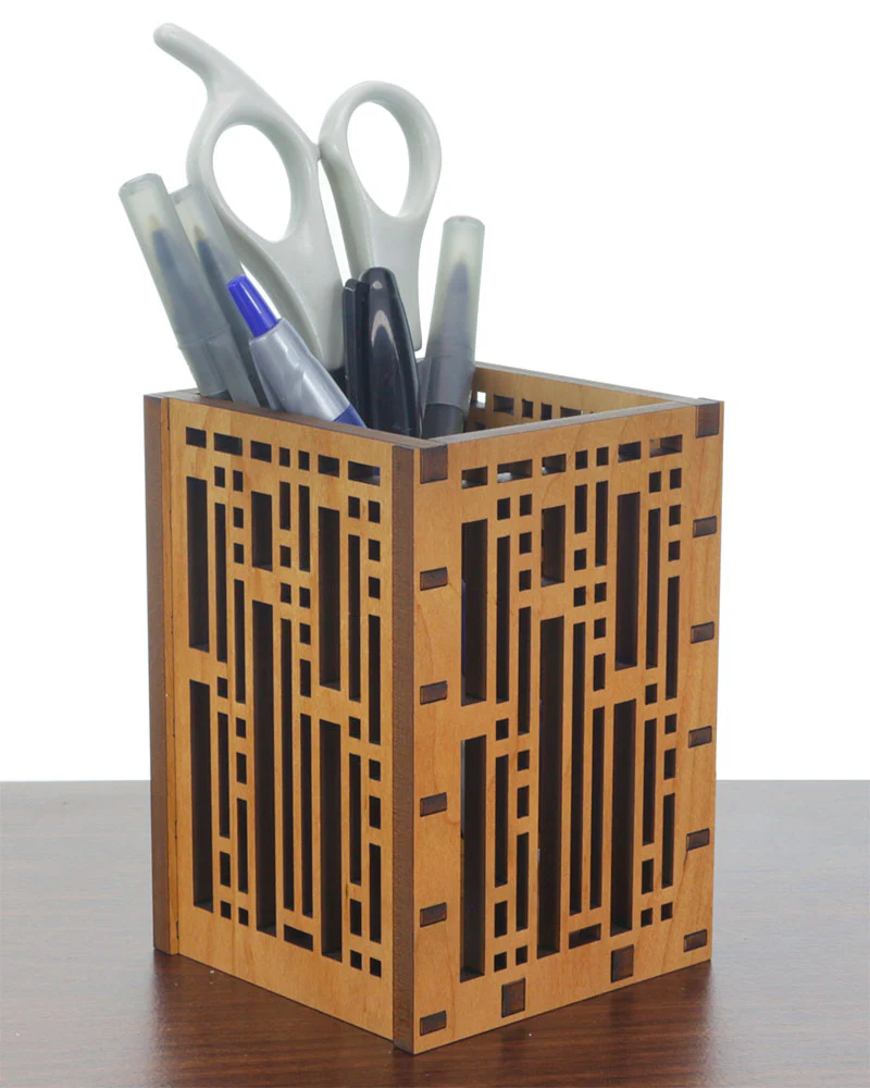 Frank Lloyd Wright Stars and Moonbeams Pencil Pen Holder - Image 4