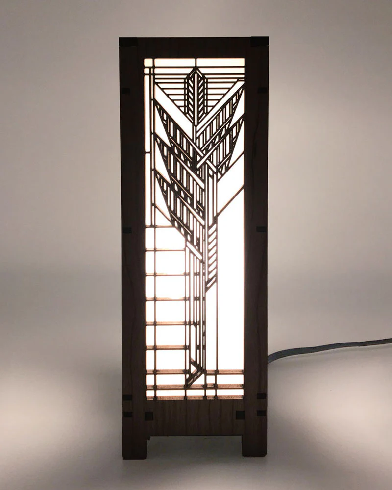Frank Lloyd Wright Dana Sumac Mini Lightbox Accent Lamp - Image 4