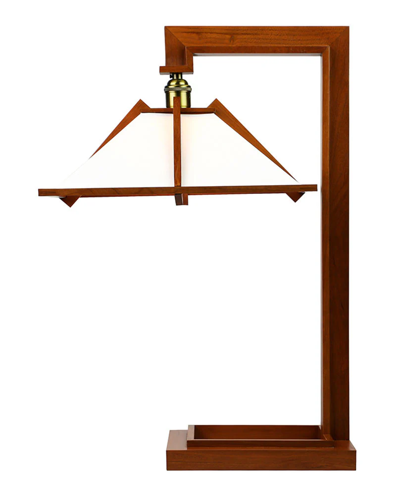 Frank Lloyd Wright Taliesin 1 Table Lamp - Cherry - Image 3
