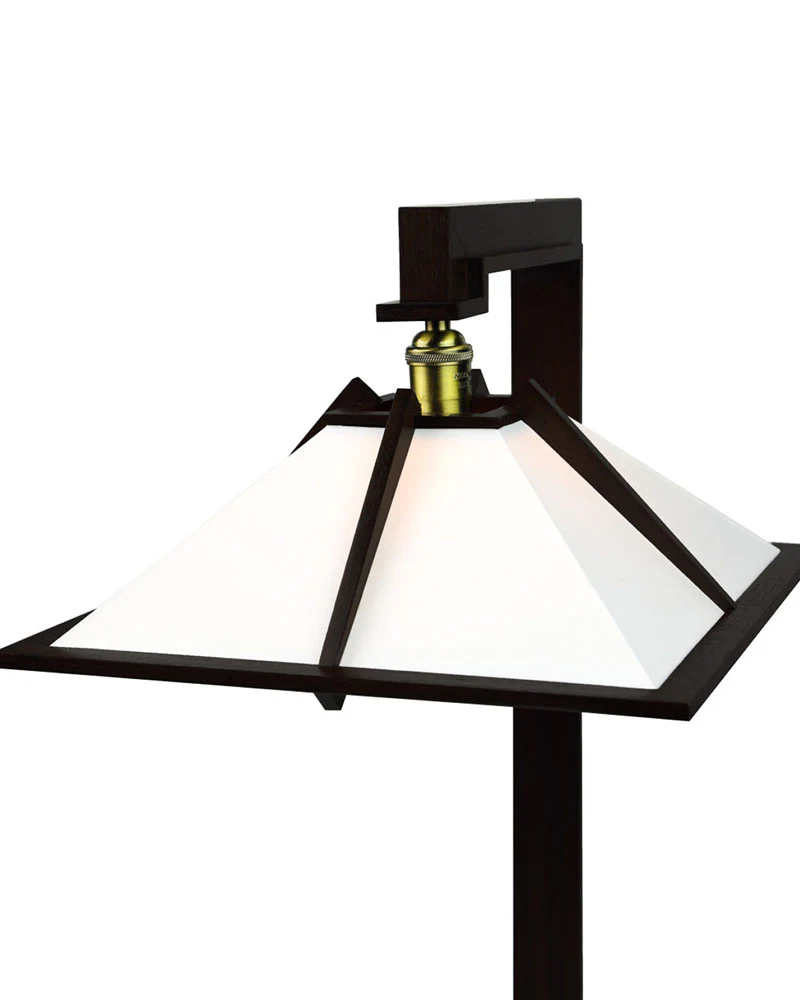 Frank Lloyd Wright Taliesin 1 Table Lamp - Stained Black - Image 4