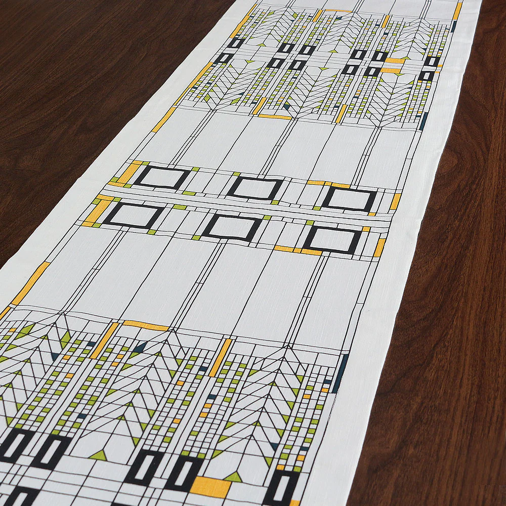 Frank Lloyd Wright Tree of Life Table Runner - Image 5