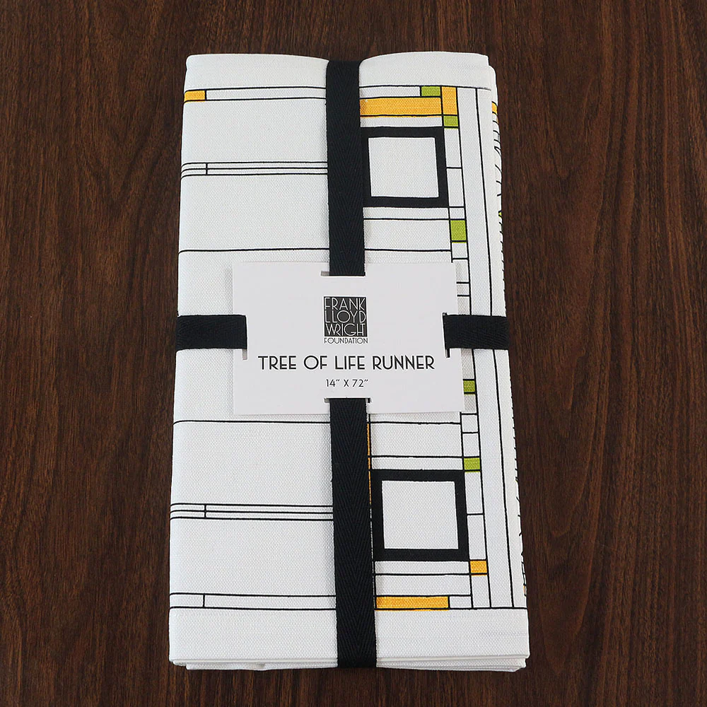 Frank Lloyd Wright Tree of Life Table Runner - Image 6