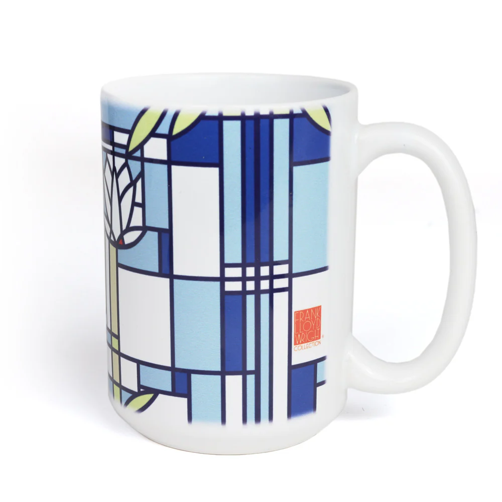 Frank Lloyd Wright Waterlilies Coffee Mug - Image 3