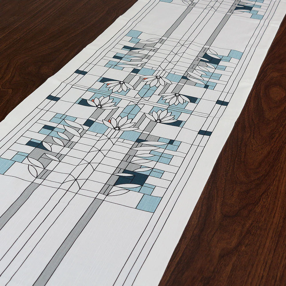 Frank Lloyd Wright Waterlilies Table Runner - Image 5
