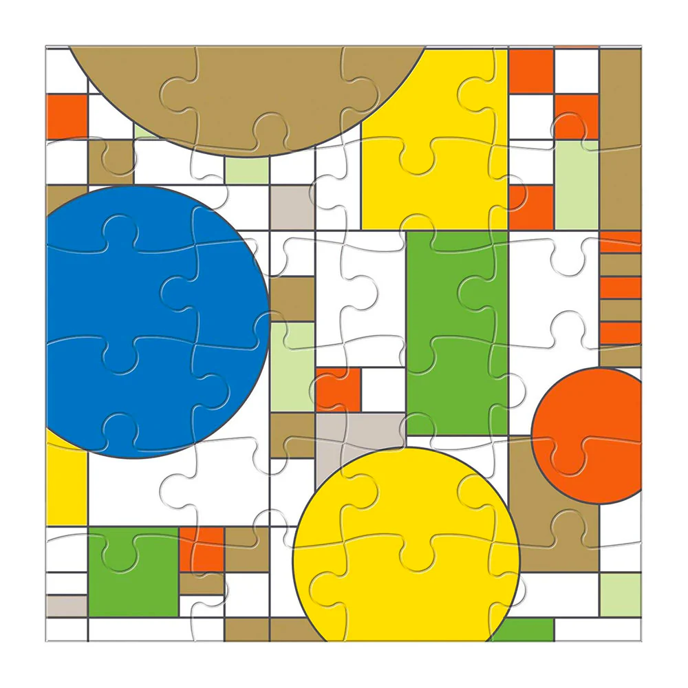 Frank Lloyd Wright Wood Puzzles - Set of 6 - Image 3