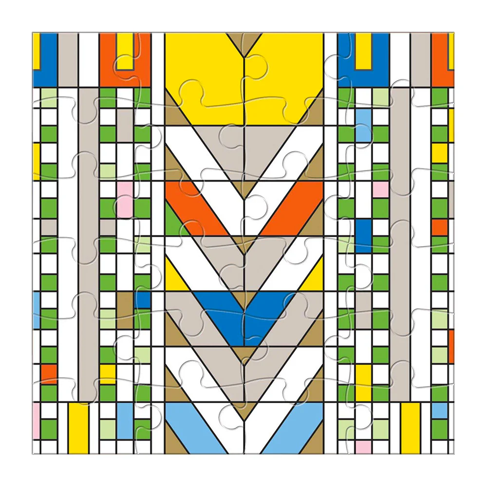 Frank Lloyd Wright Wood Puzzles - Set of 6 - Image 5