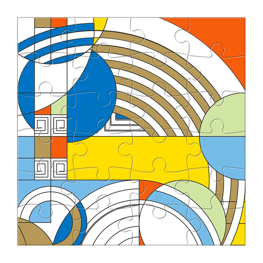 Frank Lloyd Wright Wood Puzzles - Set of 6 - Image 6