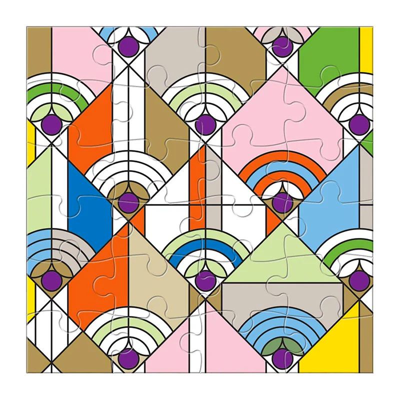 Frank Lloyd Wright Wood Puzzles - Set of 6 - Image 8