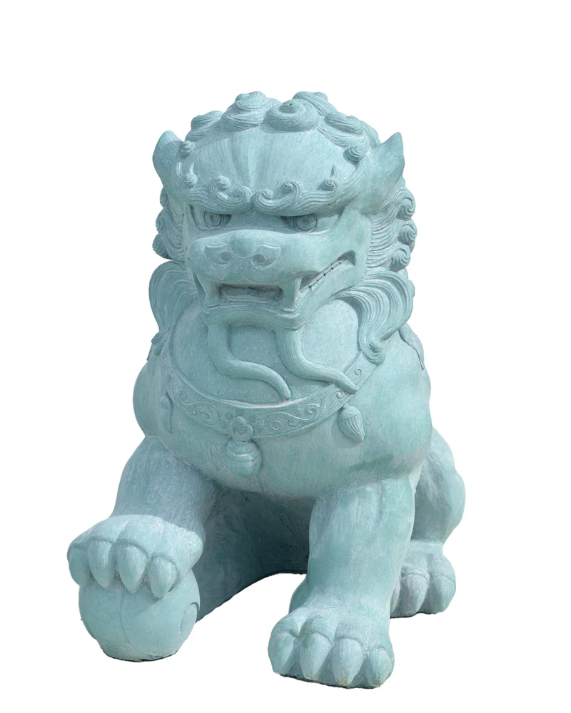 Fu Dog (Male) in Cast Stone - Image 5