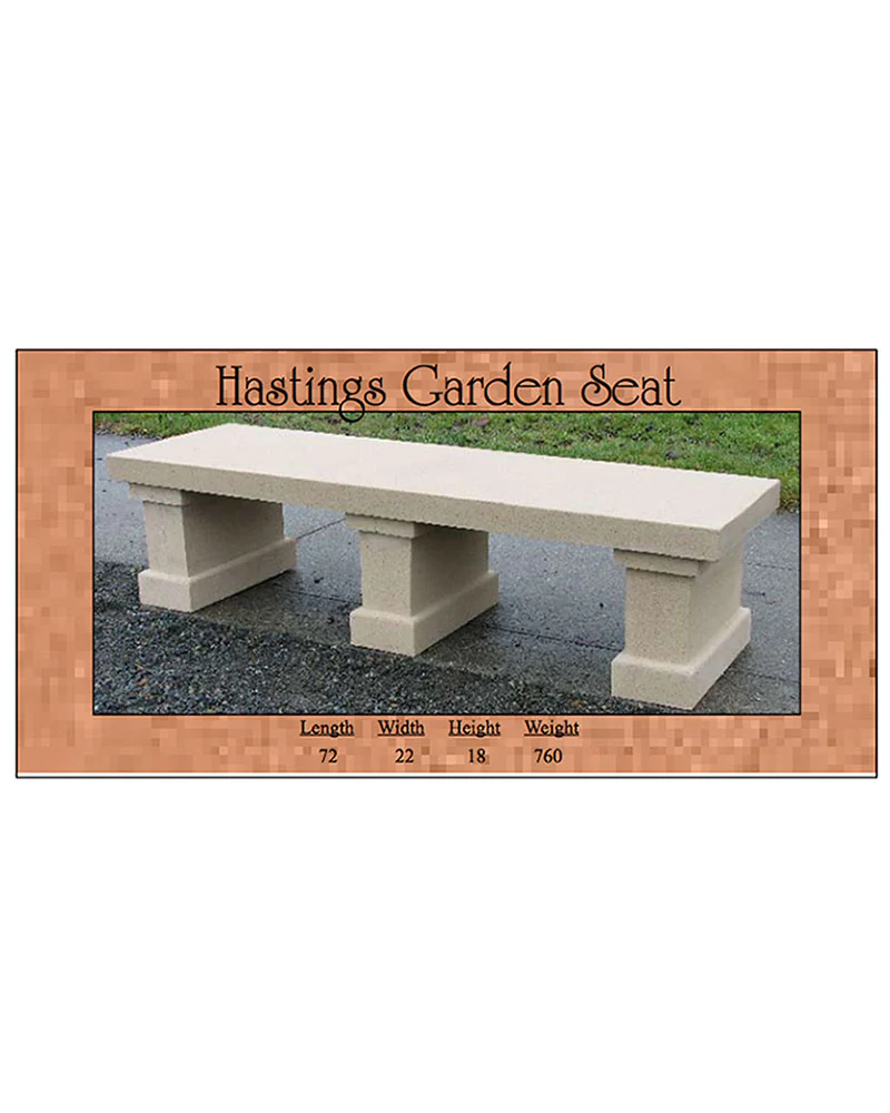 Hastings 72" Garden Seat - Image 2
