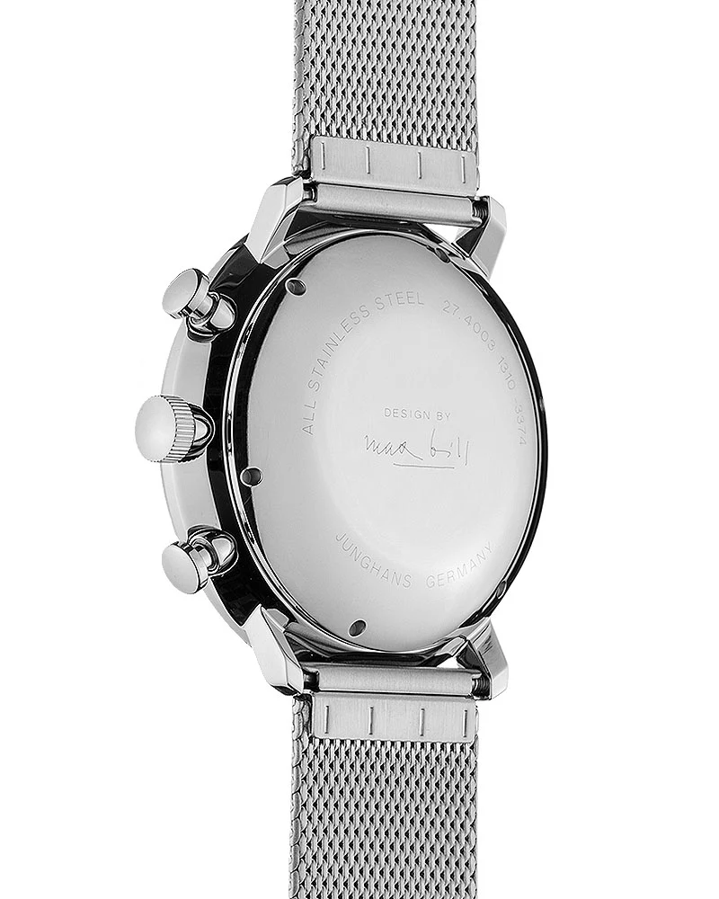Junghans Max Bill Chronoscope Watch 027/4003.46 - Image 3