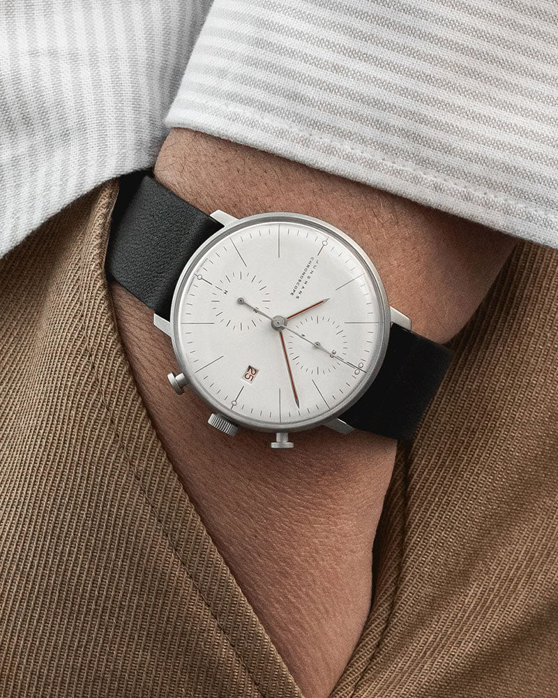 Junghans Max Bill Chronoscope Watch 027/4303.02 - Image 3