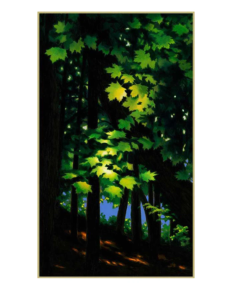 Laura Wilder Leaf Glow Matted Framed Giclée Print - Image 2