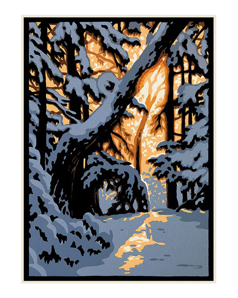 Laura Wilder New Woods Seasons Framed Giclée Prints Set - Horizontal - Image 5