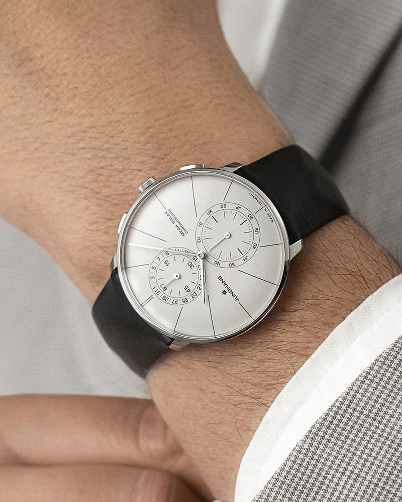 Junghans Meister Fein 59/4200.00 Chronoscope MEGA Solar Watch - Image 4