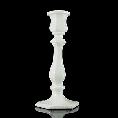 Mosser Glass 7.5" Candlestick - White - Image 2