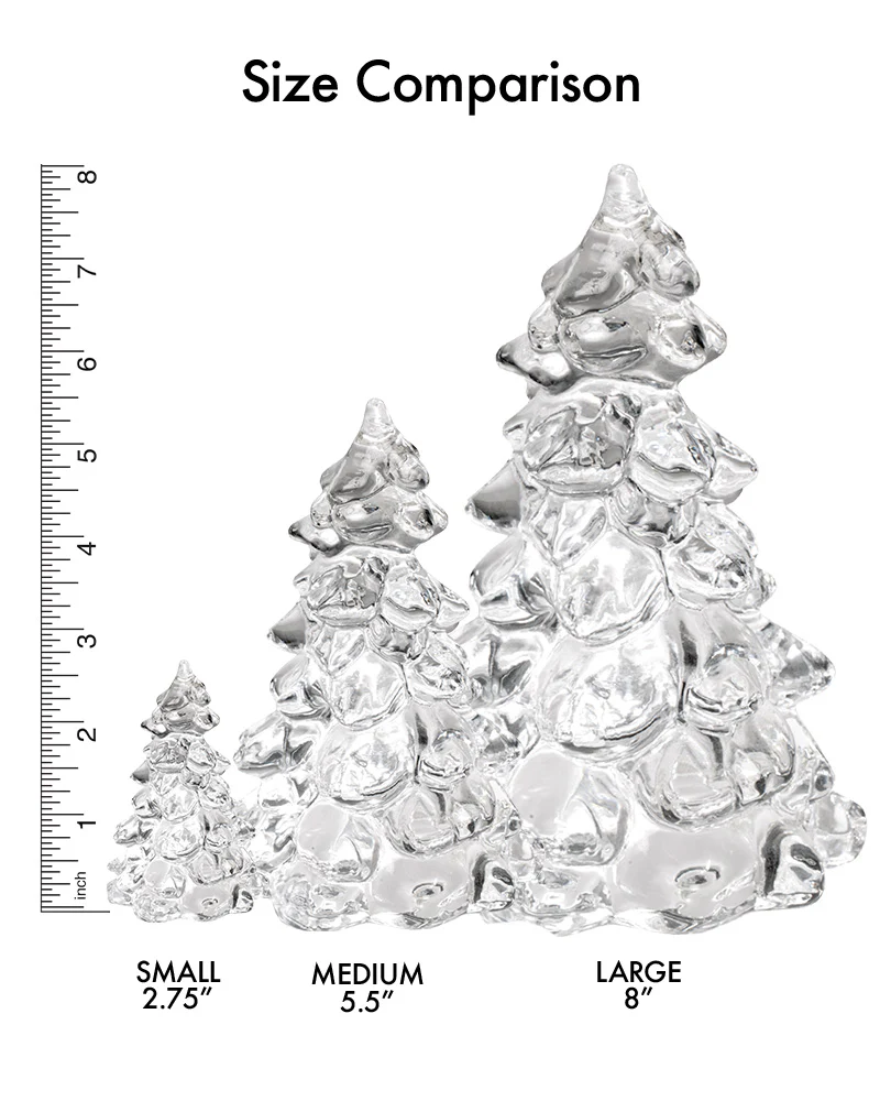 Mosser Glass Holiday Tree - Crystal Small - Image 4