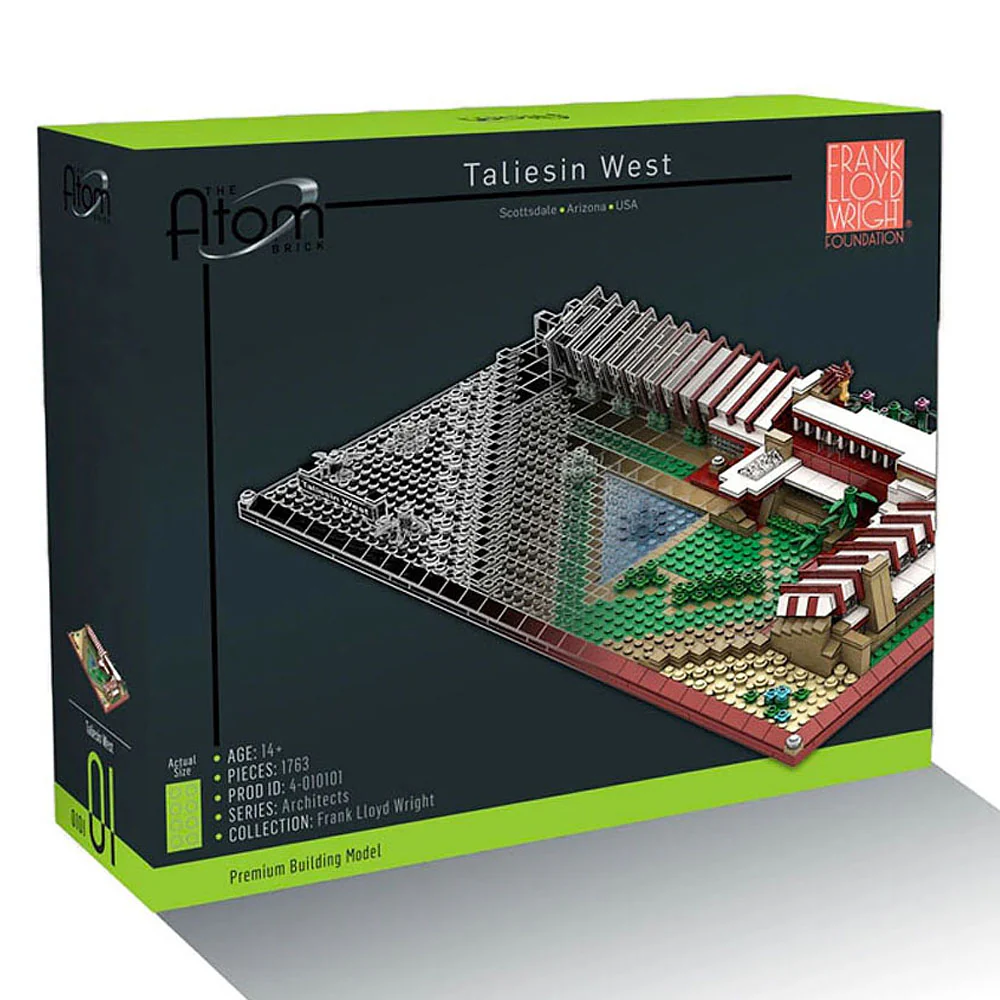 Frank Lloyd Wright Taliesin West Architecture Building Brick Set - Image 5